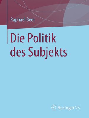 cover image of Die Politik des Subjekts